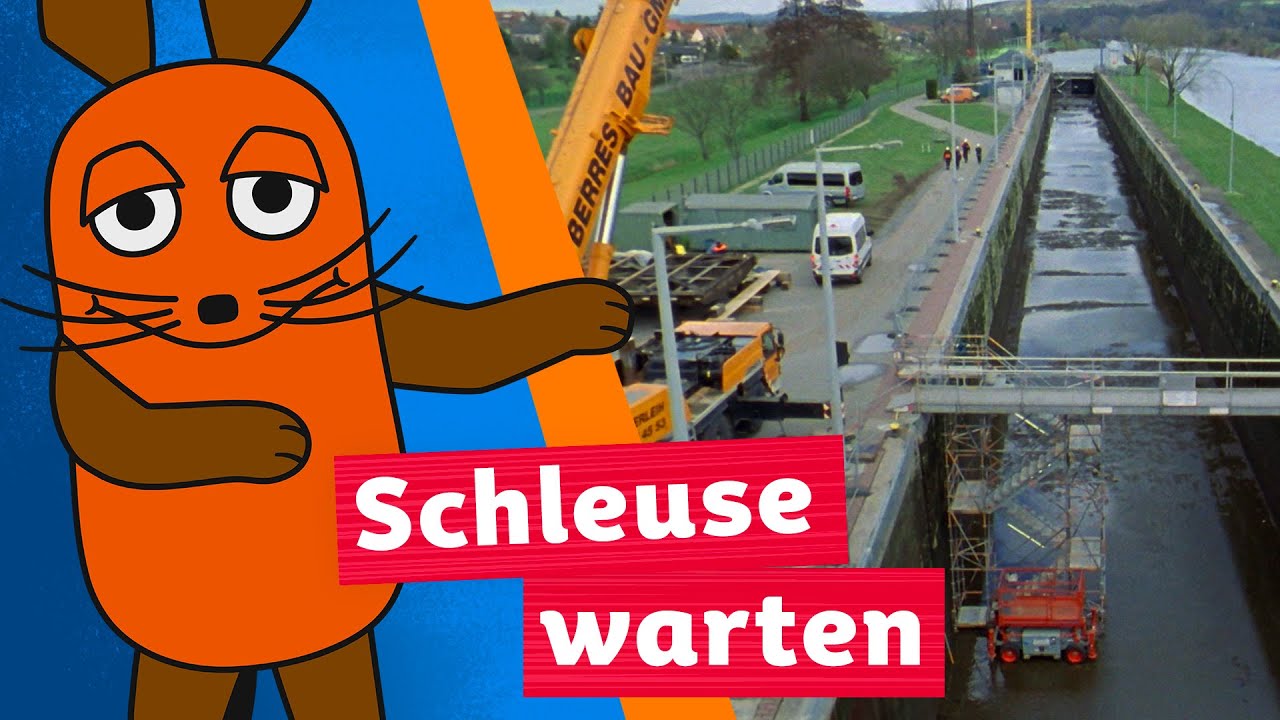 Wie wird eine Schleuse gewartet? | Die Maus | WDR