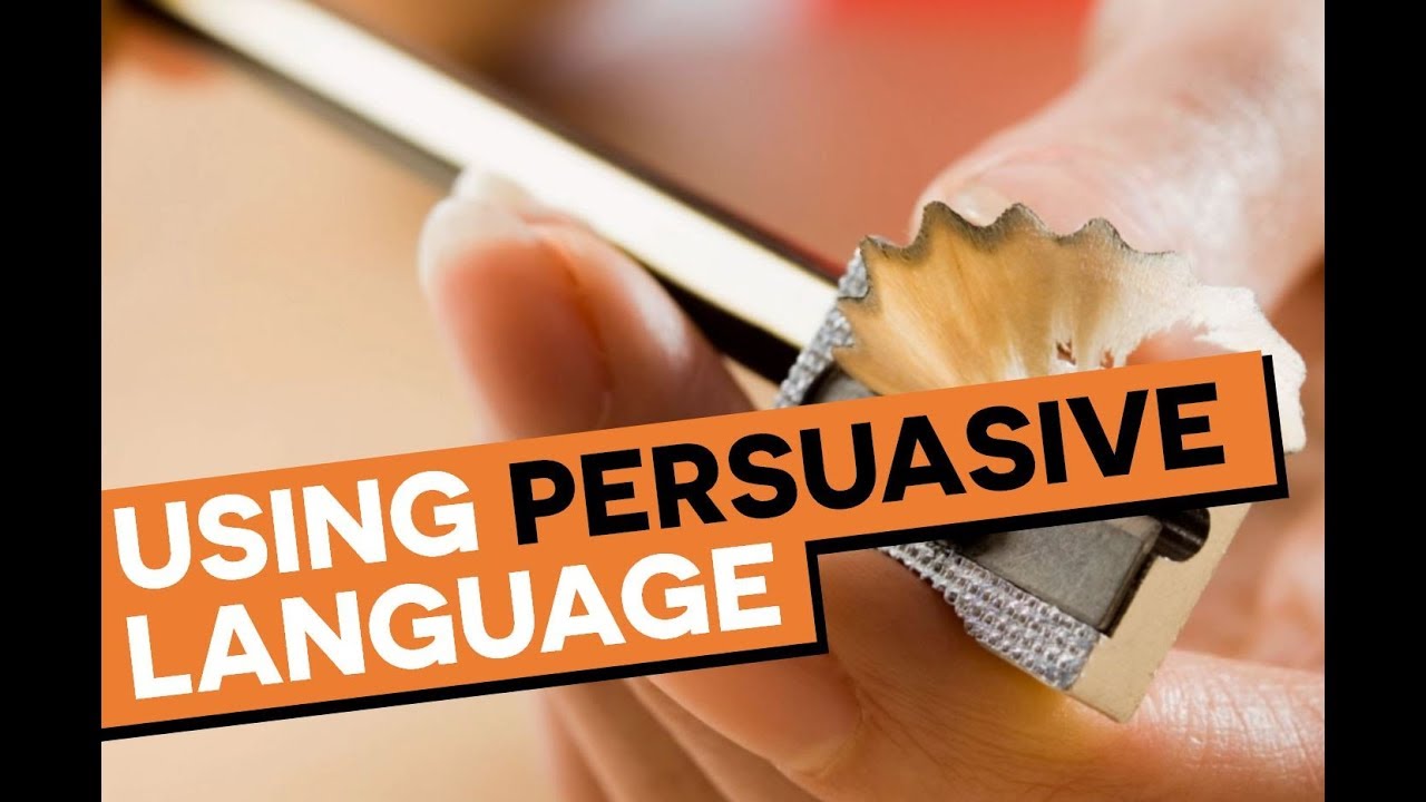 Use some persuasive language