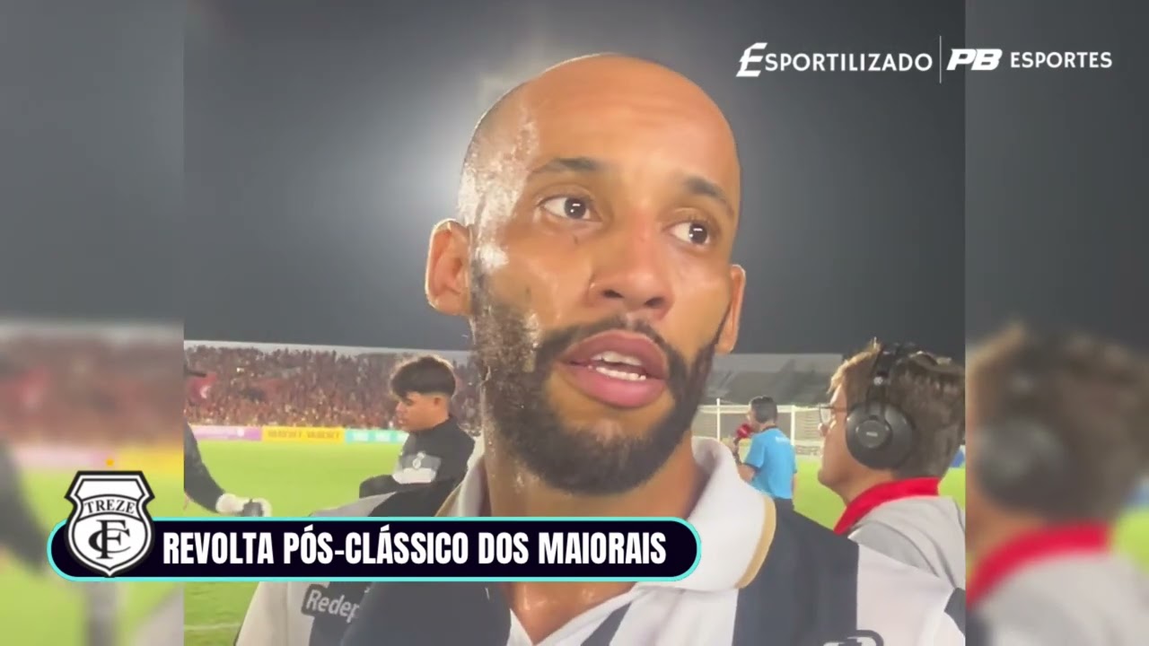 Jogadores do Treze revoltados p&oacute;s-cl&aacute;ssico contra o Campinense 