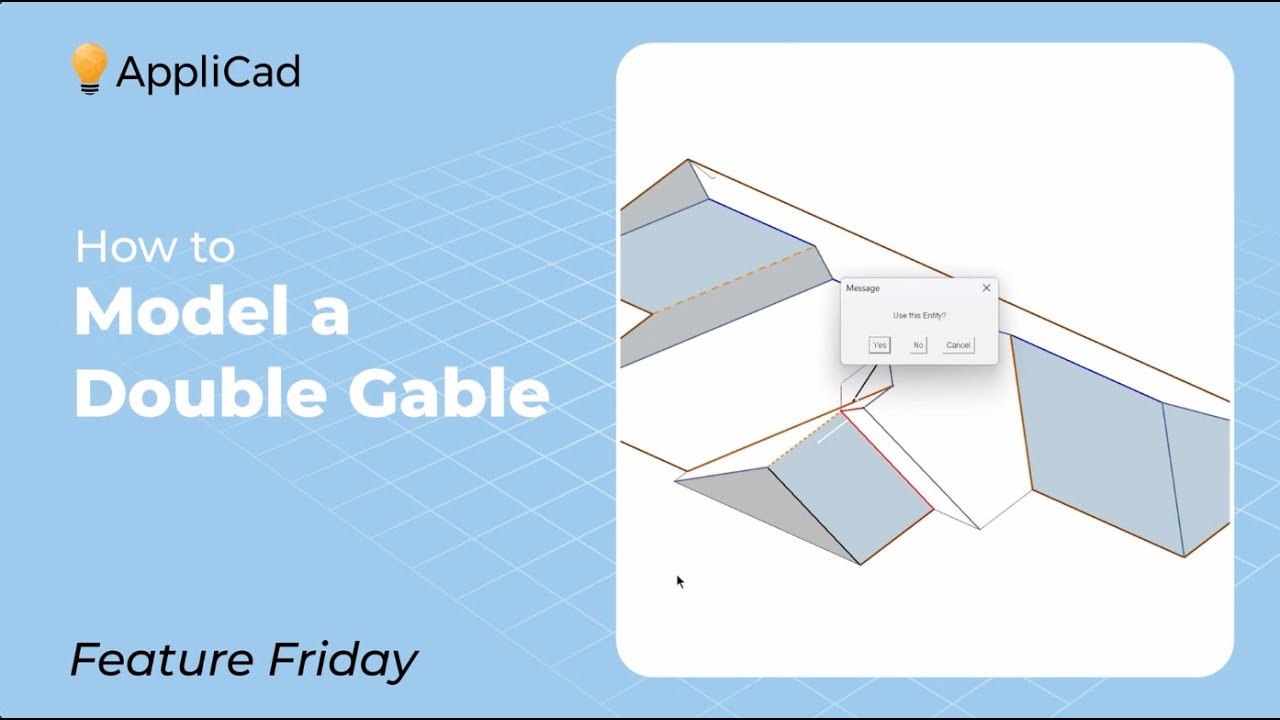 How to Model a Double Gable – AppliCad Roof Wizard Feature Friday