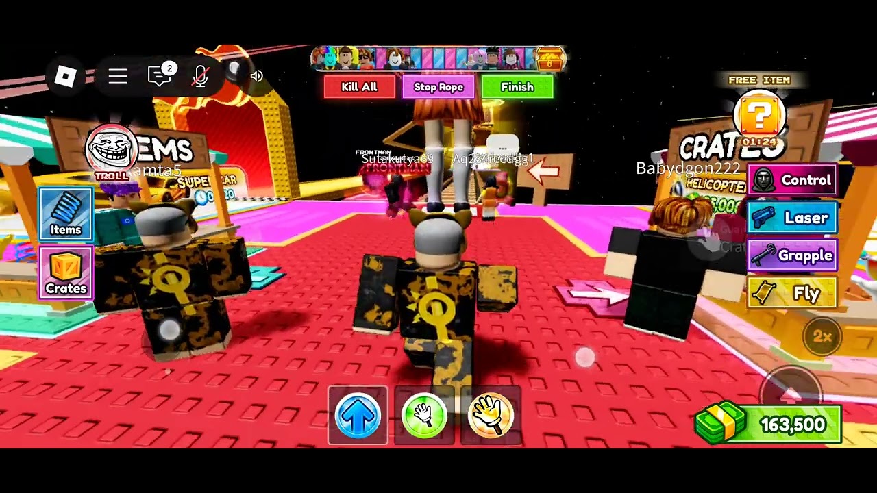 Banning ungrateful people.          Roblox