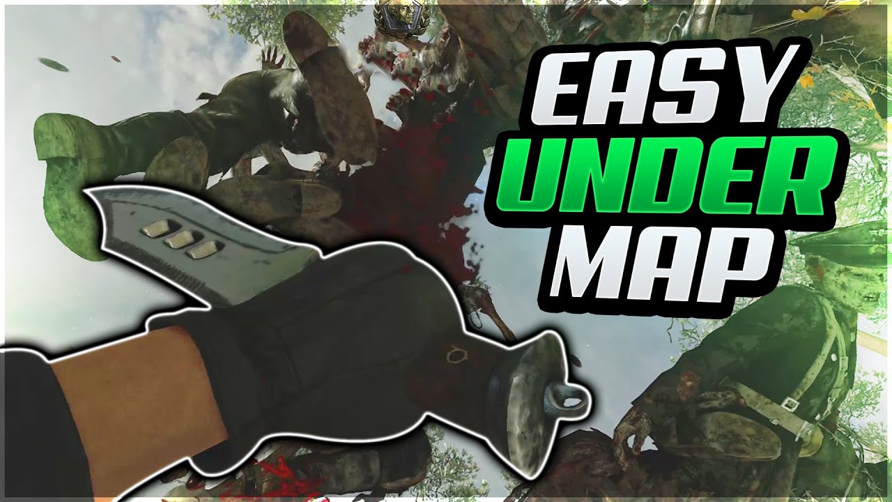 Cold War Zombies: SOLO UNDER MAP GLITCH! (Die Maschine)
