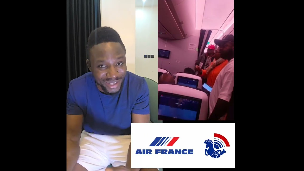 Nigerians stood up united against Air France crew for disrespecting them