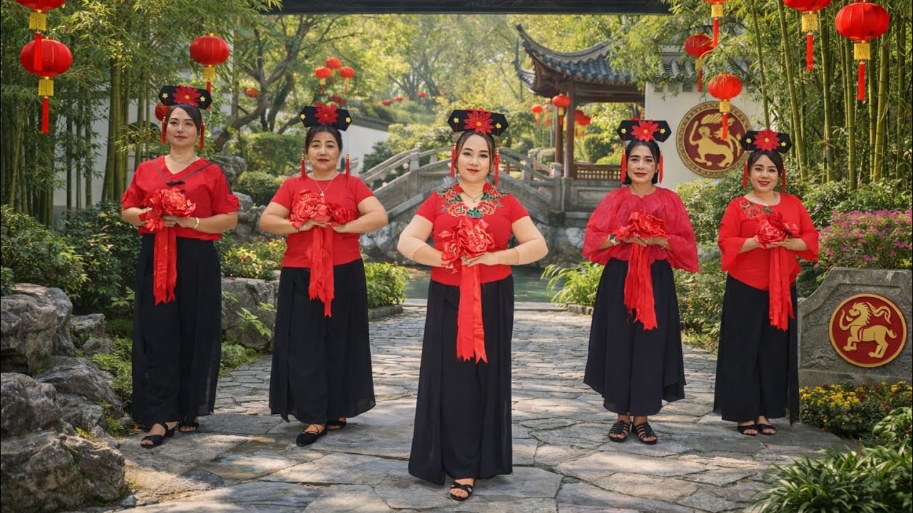 CNY 2026 Line Dance/ Improver, / Demo by Daisy LD ( d' Flowers)/ 13.1 2026