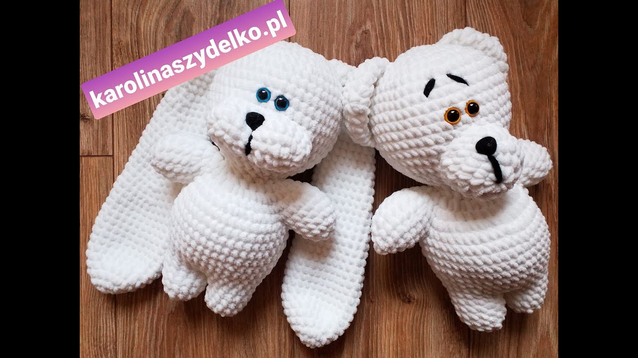 🐻🐼Maskotki na szydełku ,