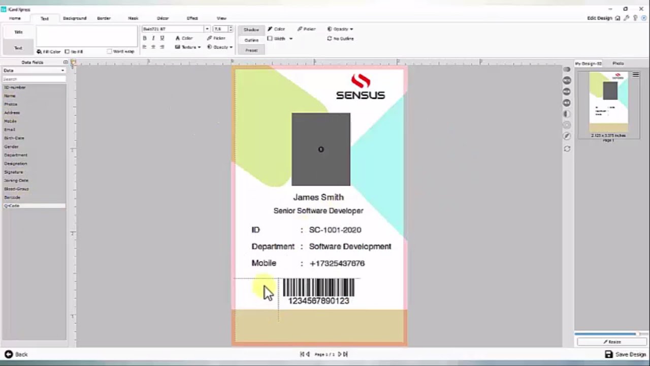 ICard Designer in Icard Xpress Pack By DgFlick