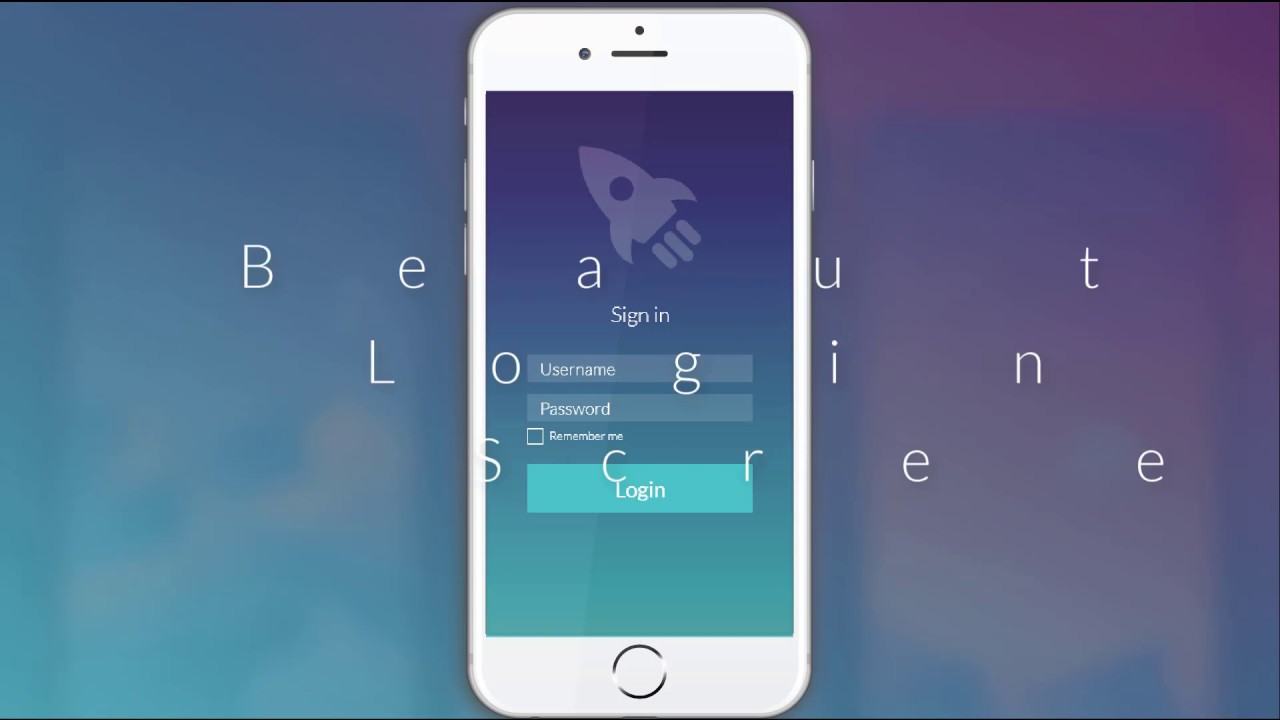 Design Beautiful Login Screen with Adobe Xd