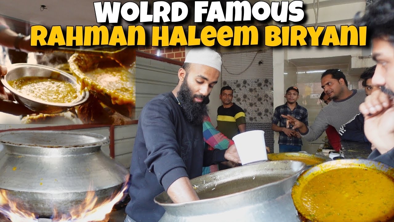 Famous Meerut Haleem Biryani | Rahman Haleem Biryani Meerut | Haleem Biryani