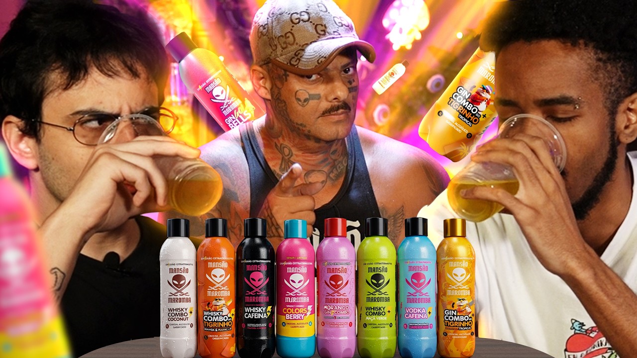 degustando a bebida SABOR ENERGETICO