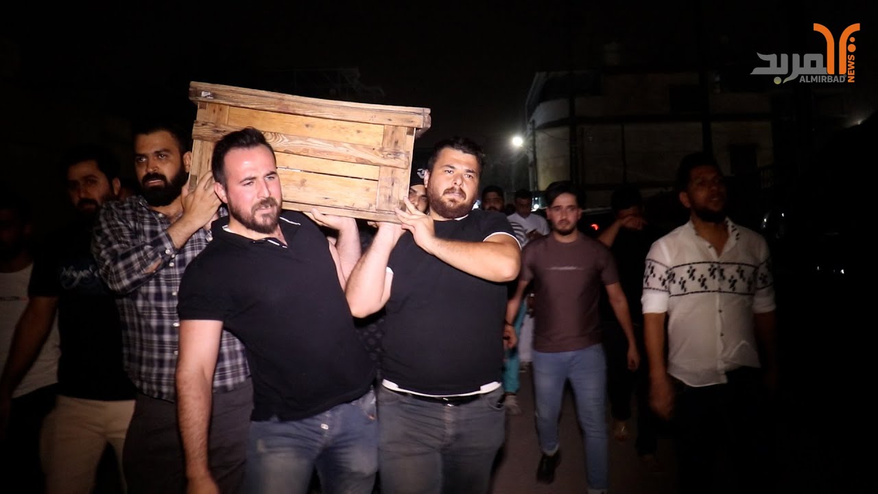 تشييع صيدلاني قتل في البصرة بسبب خلاف عائلي