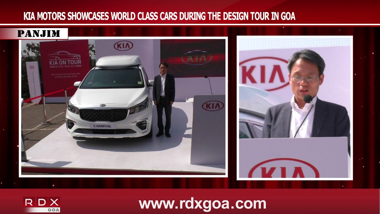 KIA MOTORS SHOWCASES WORLD CLASS CARS DURING THE DESIGN TOUR IN GOA