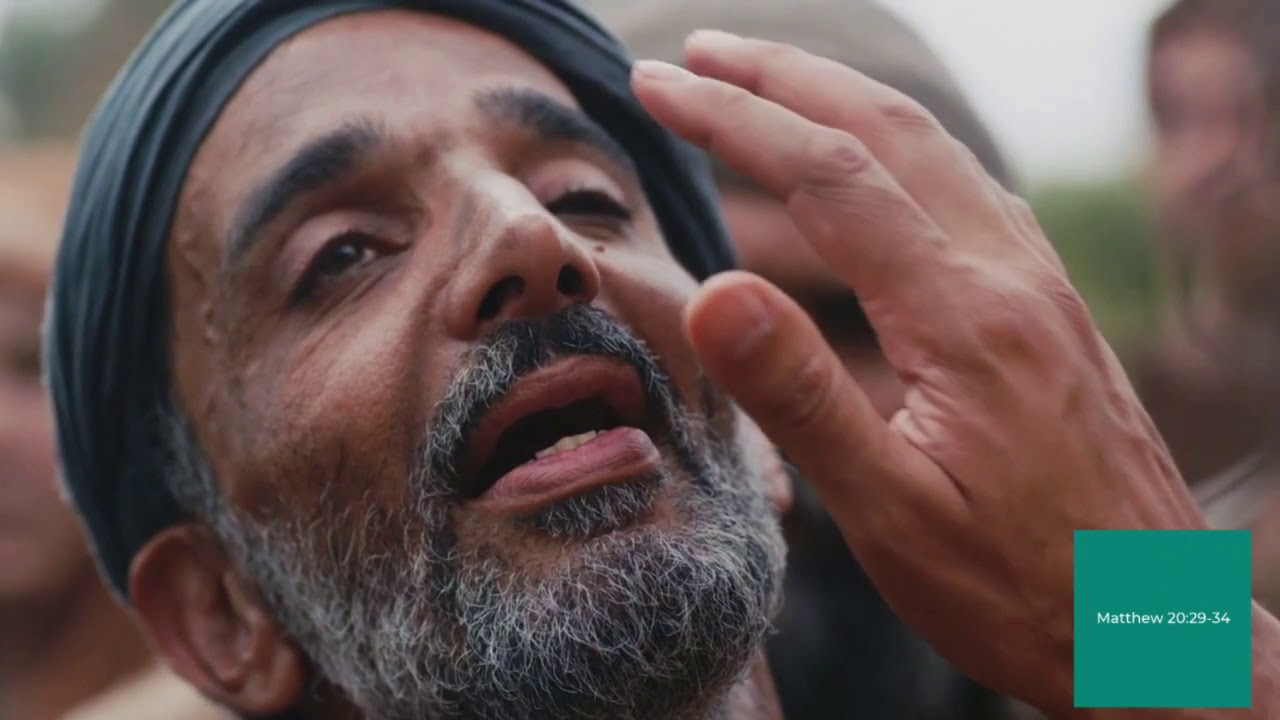 Miracles   Jesus heals two blind men at Jericho