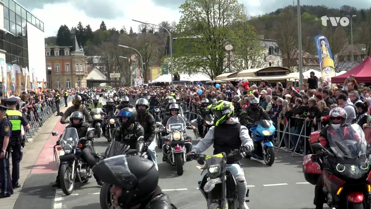 Kulmbach: 40.000 Besucher bei der 20. Motorradsternfahrt