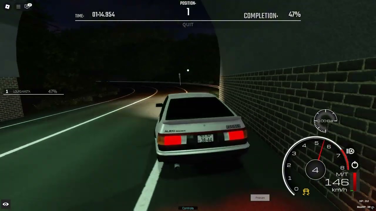 AE86  Ichikawa Downhill Turnpike  2:25 - Midnight Racing Tokyo