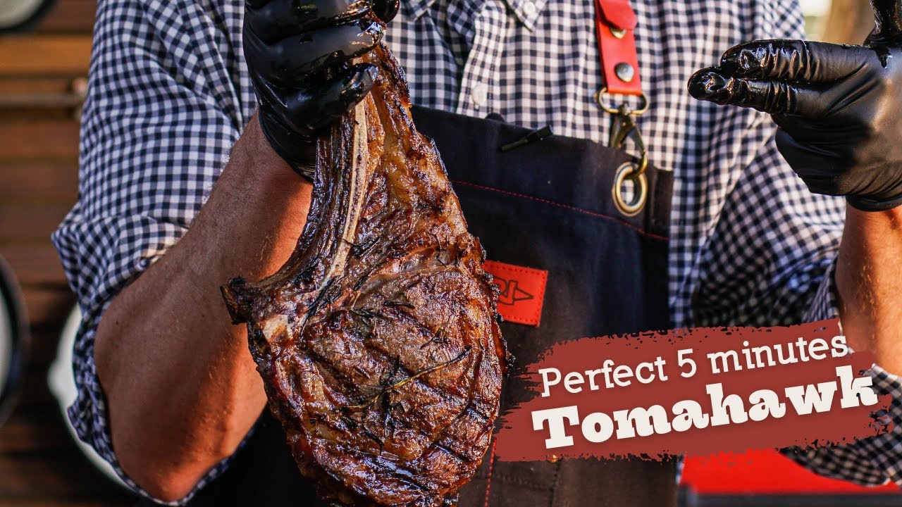 Perfect At-Home Tomahawk | Fast Grill Mode | Josh Rawson