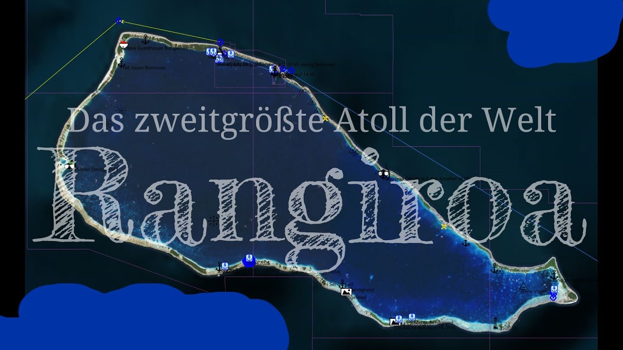 Rangiroa, das zweitgrößte Atoll der Welt
