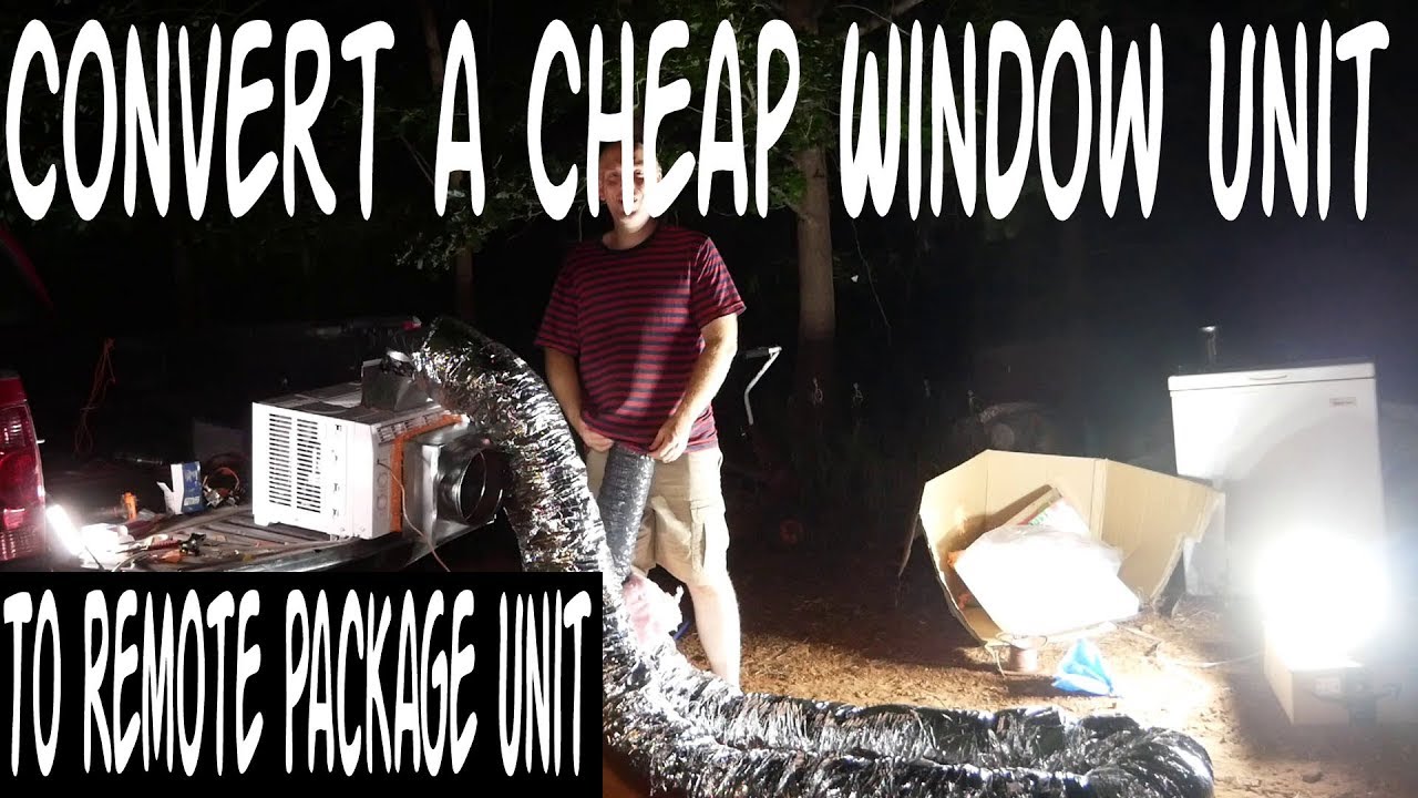 Off Grid Tiny House Air Conditioner to Package Unit Conversion