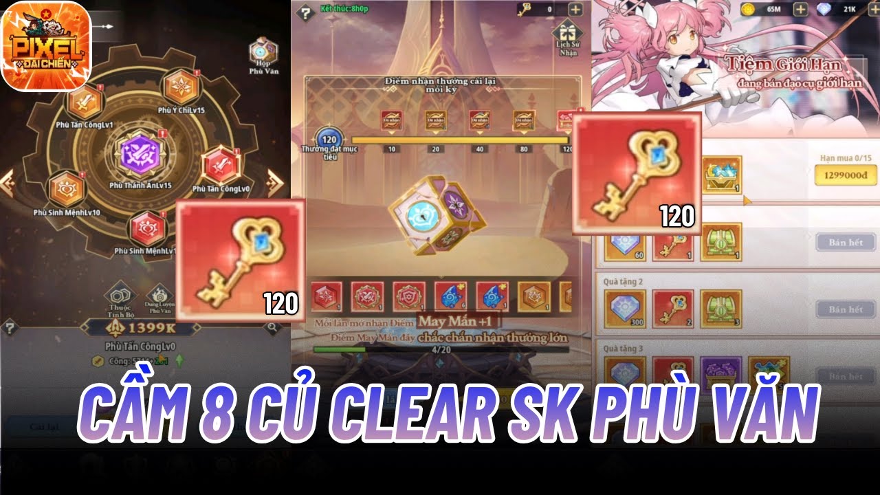 Pixel Đại Chiến #10 - CẦM 8 CỦ CLEAR FULL SỰ KIỆN PHÙ VĂN || TỶ LỆ LẠ LẮM =))