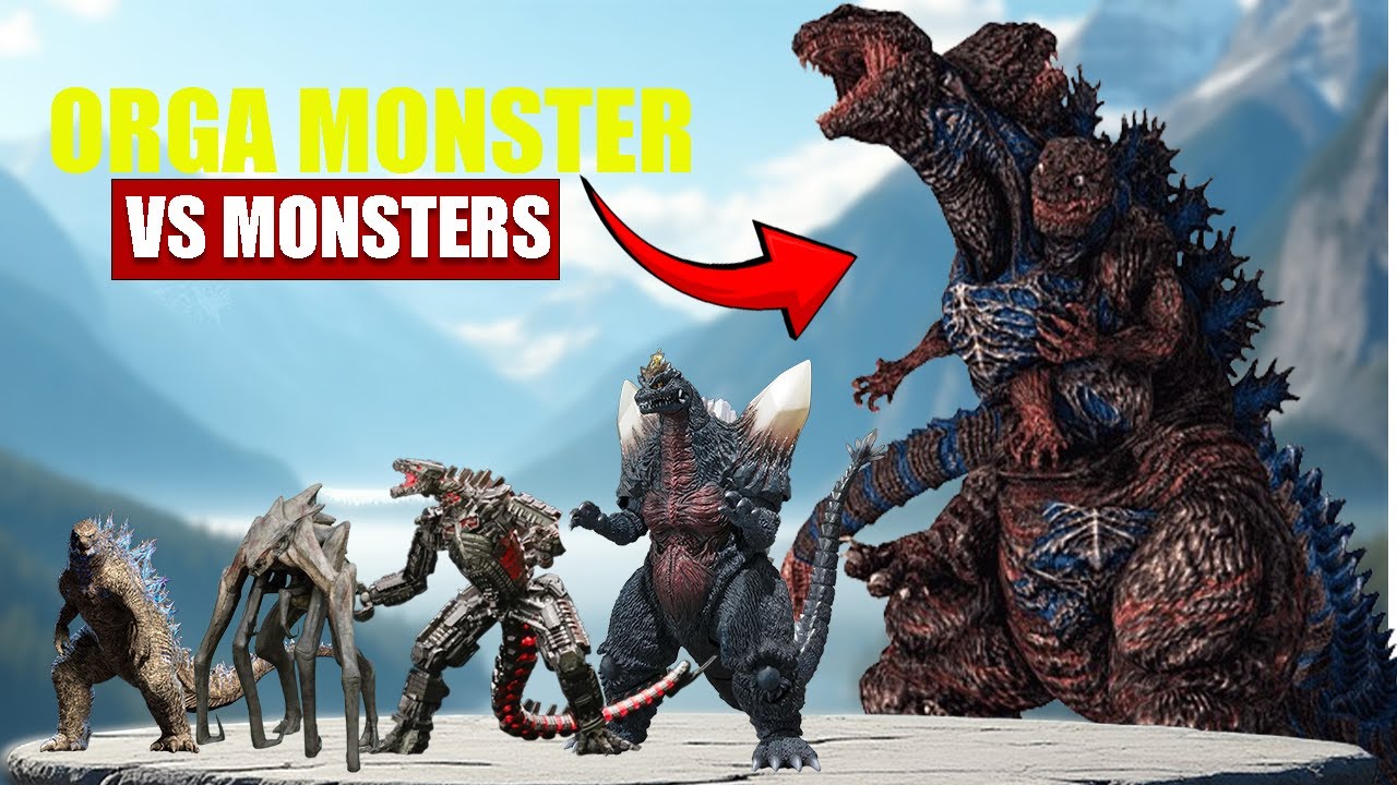 Orga Monster vs Giant Monsters | 3D Monster Size Comparison 2025