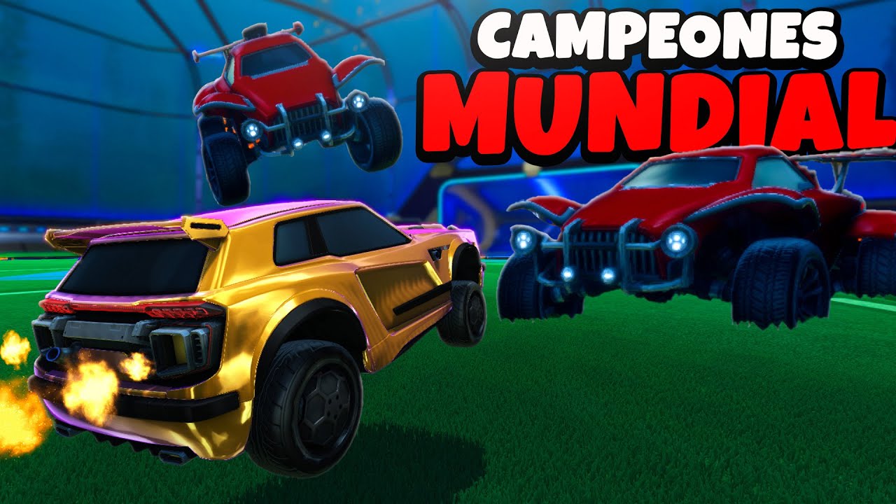 😱 JUEGO CONTRA 2 CAMPEONES MUNDIALES DE ROCKET LEAGUE