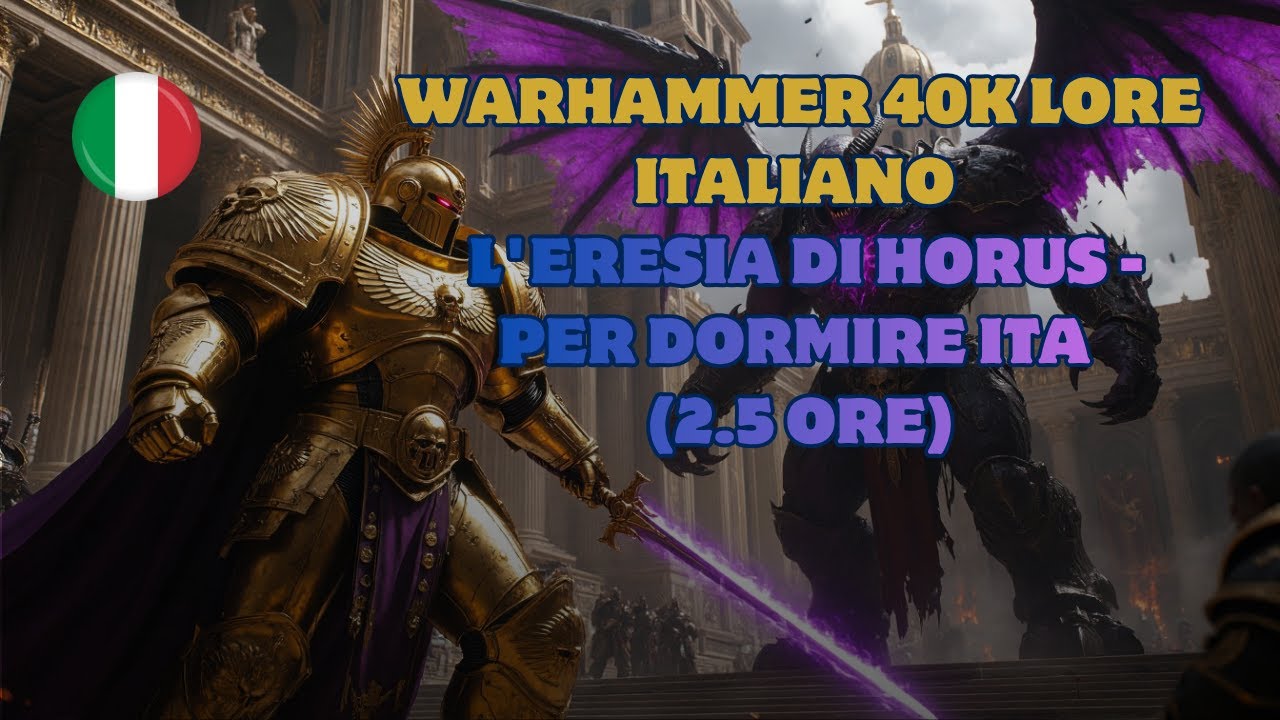 WARHAMMER 40K LORE ITALIANO | L'Eresia di Horus - Per Dormire ITA (2.5 ore)