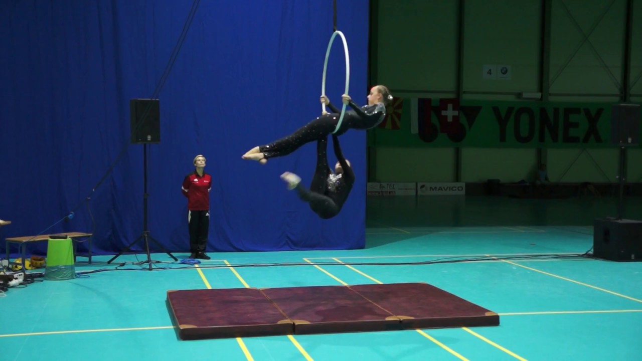 duet aerial hoop Mistrzostwa Europy 2018