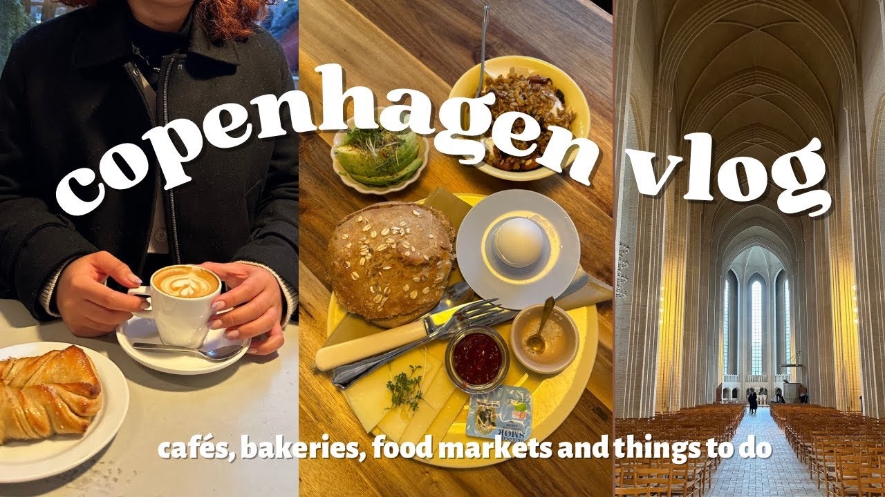copenhagen vlog: bakery hopping, grundvigs church, food market and trying the best pizza | myn_life_