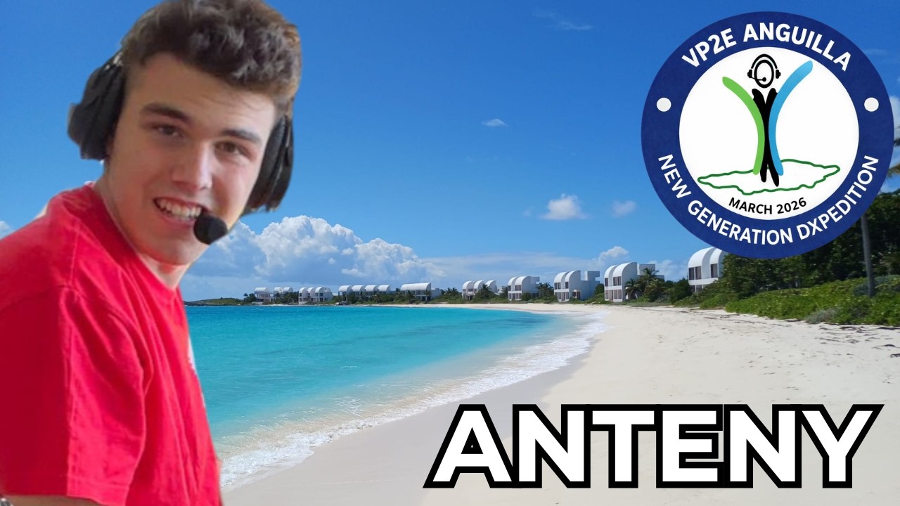 Wyprawa VP2EAD ANTENY Anguilla