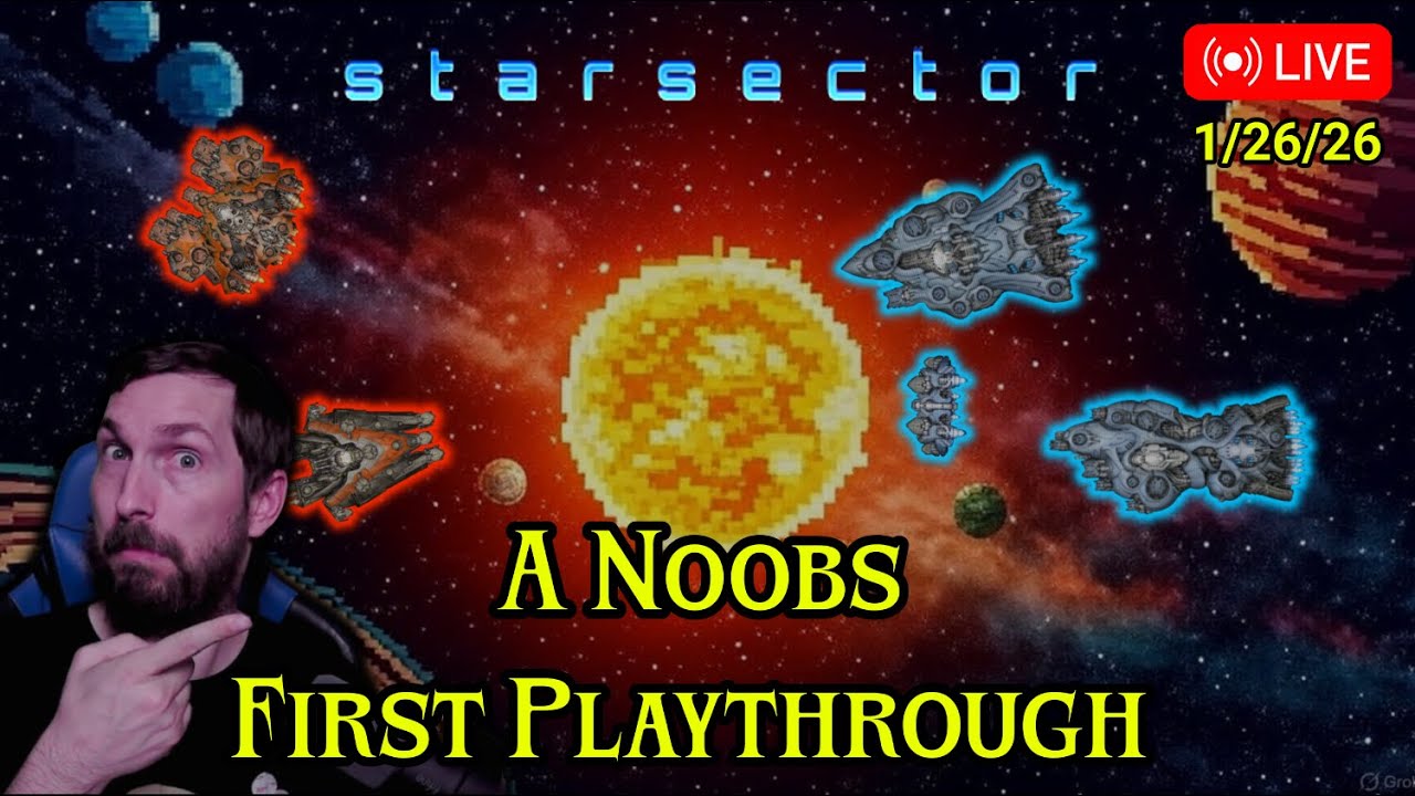 Starsector Noob vs The Sector — First Playthrough LIVE! - 1/26/2026