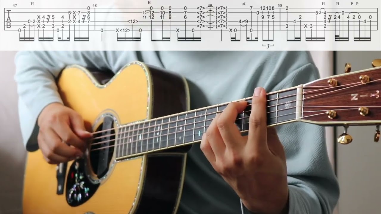 [Fingerstyle Tab] 백만송이 장미 /Million Roses /Davaja Marina