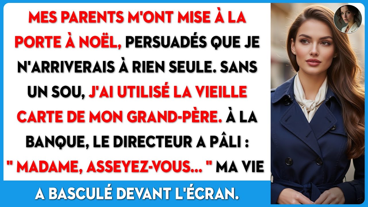 Viré par mes parents, j'utilise la carte de Papi. Le directeur de la banque a aussitôt blêmi.