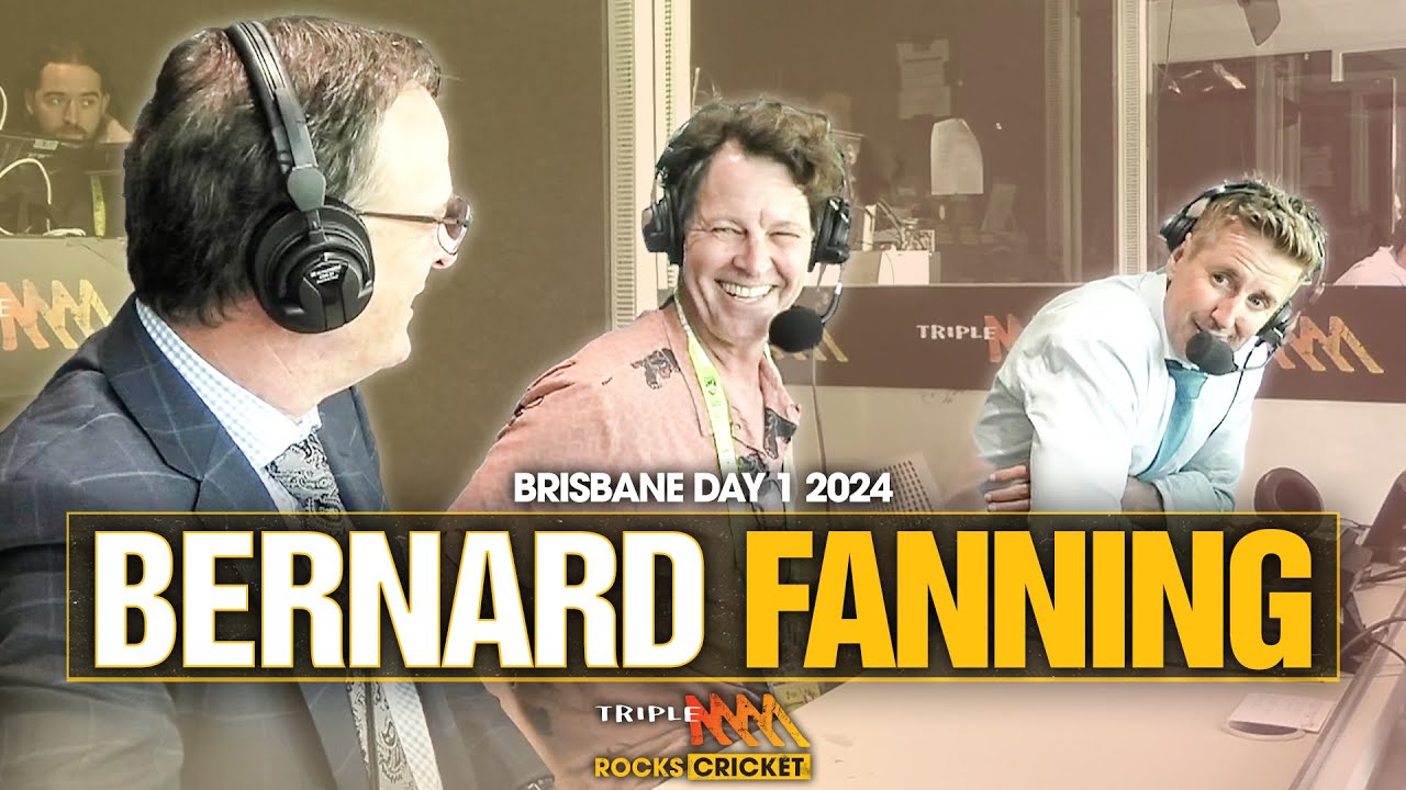 Bernard Fanning Commentates The Cricket At The Gabba | Triple M Cricket