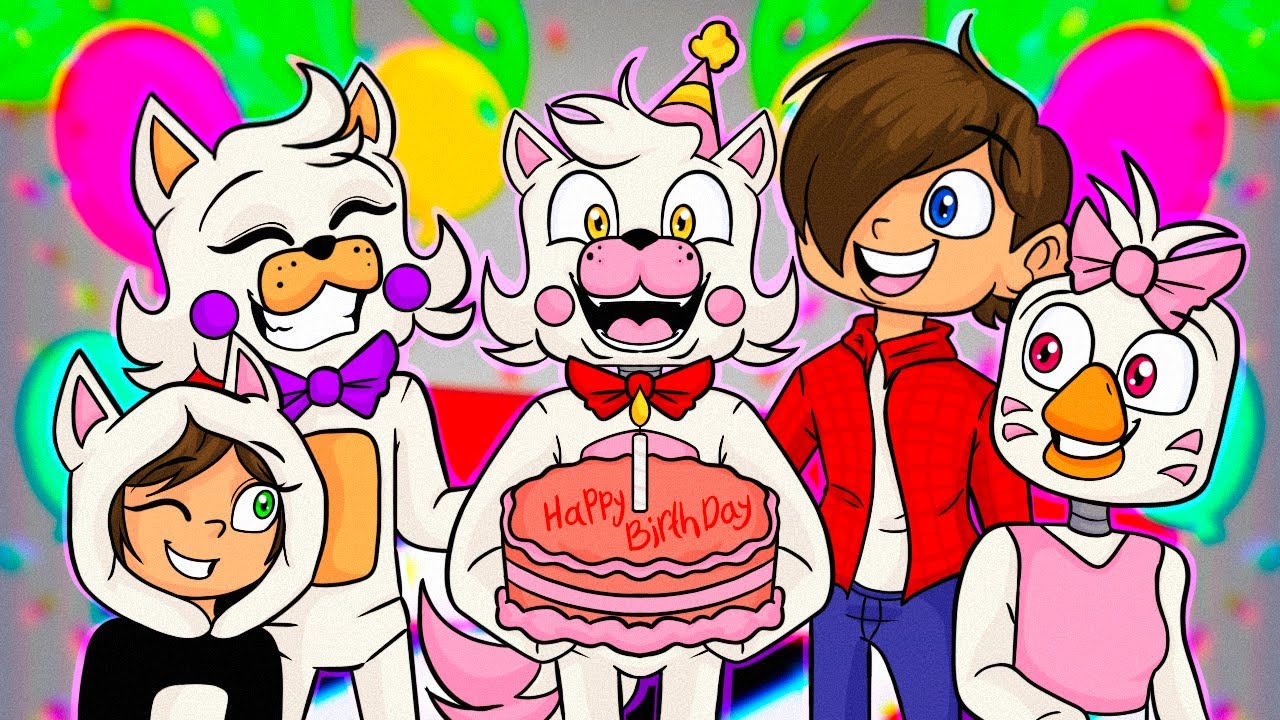 Funtime Foxy Surprise Birthday Party In Minecraft Fnaf
