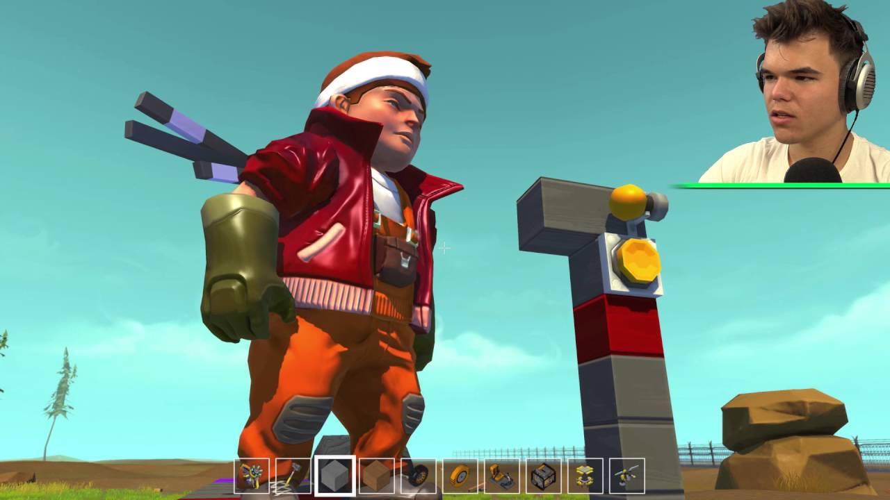 HUMAN BALLISTA BUIDLING CHALLENGE! (Scrap Mechanic)