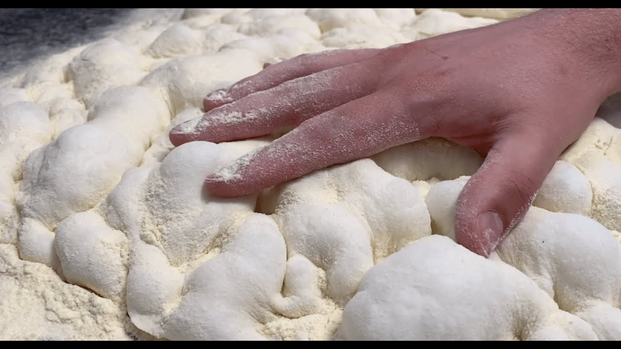 STESURA PERFETTA PER PIZZA IN TEGLIA AD ALTA IDRATAZIONE 💦