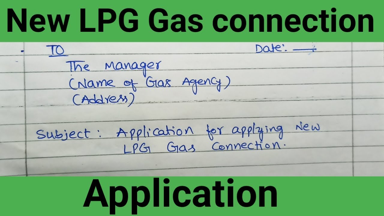 Application For Applying New LPG Gas For Your Home | New Gas Connection |