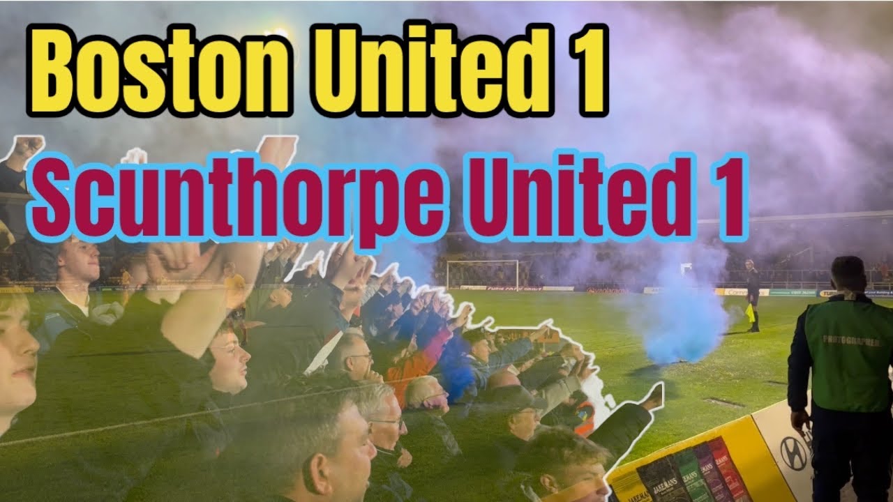 Boston United 1-1 Scunthorpe United