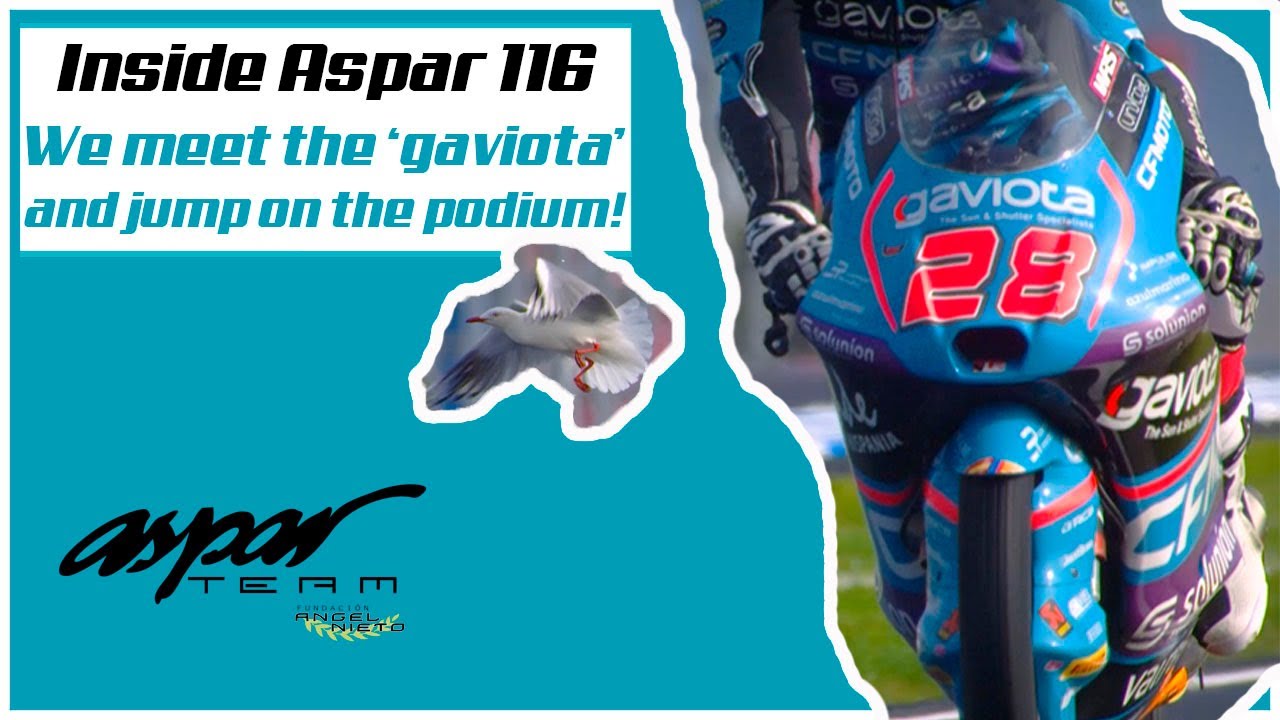 Inside Aspar 116 - We meet the 'gaviota' and jump on the podium!