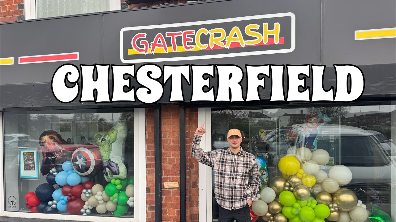 NEW SHOP IN CHESTERFIELD GATECRASH ALL COLLECTABLES INSIDE 