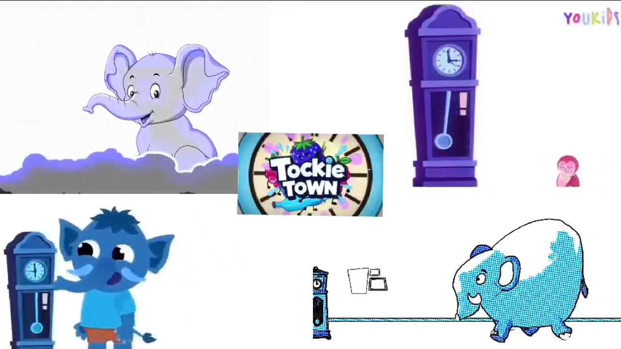Hickory Dickory Dock Nursery Rhymes | Effects | Elephant | Sposnored By:Preview 2 Effects🐘🐘