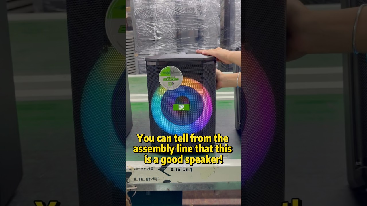 You can tell from the assembly line that this is a good speaker！#dipaoerspeaker #dipaoer #speaker