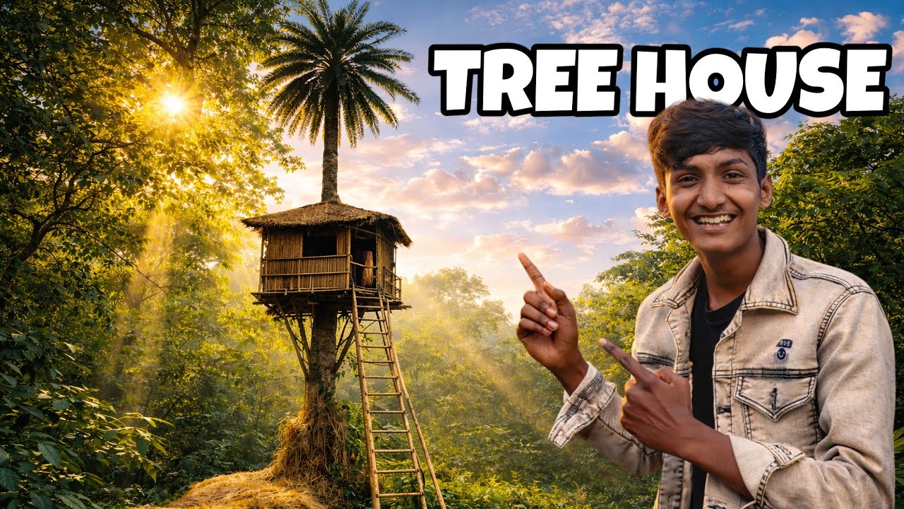 খেজুর গাছের ওপর ঘর বানিয়ে ফেলছি || The World's Strangest Treehouse