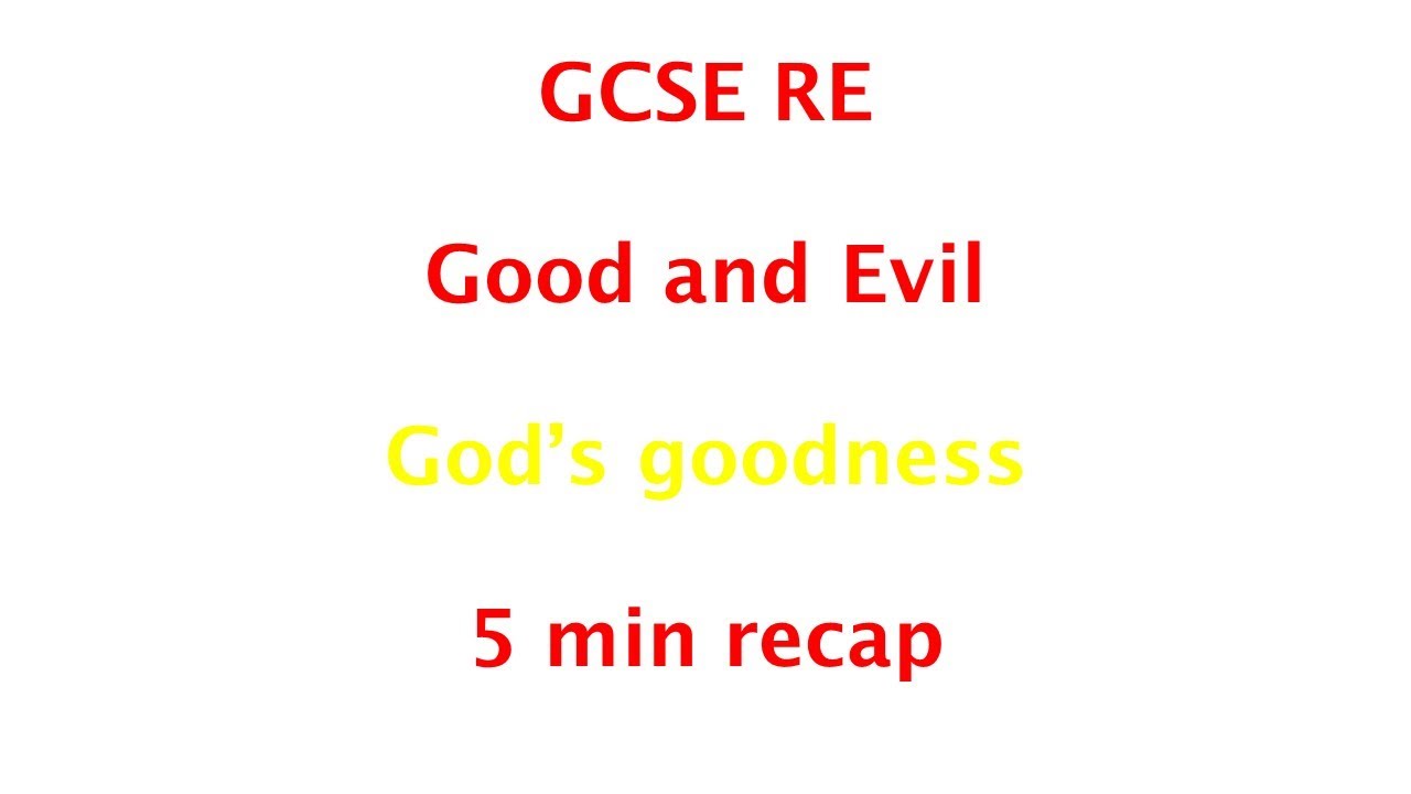 GCSE RE (Eduqas) - Божья доброта: 5-минутный обзор