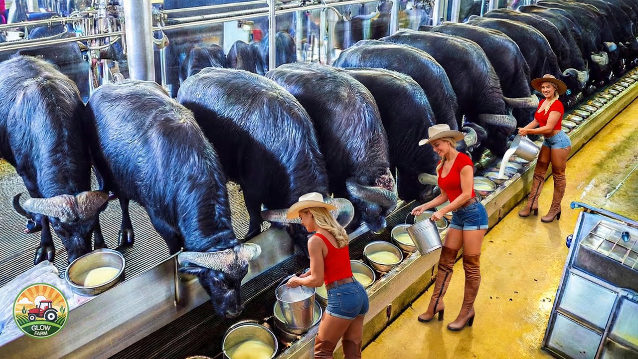 How Millions of Buffalos Are Raised and Processed – Inside Massive Modern Buffalo Farming