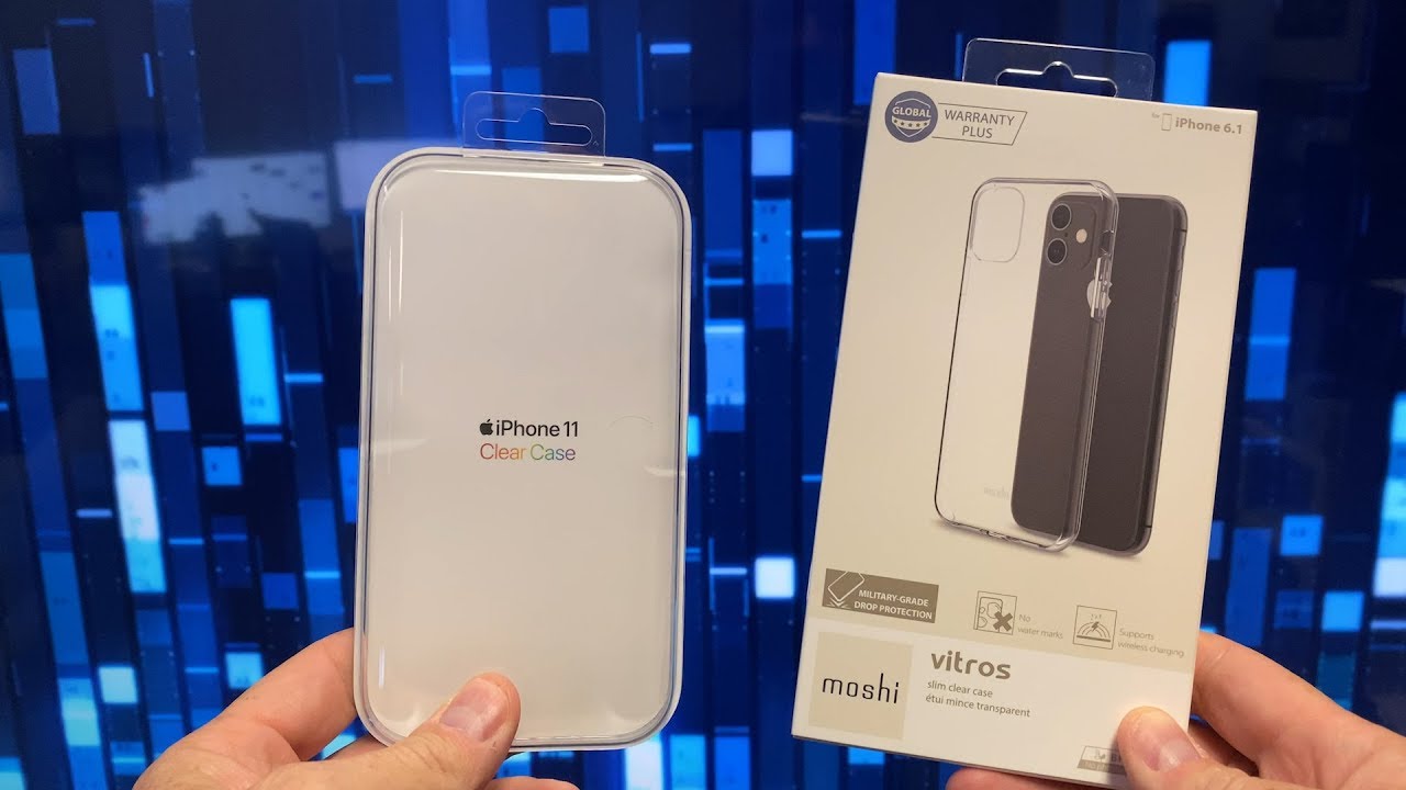 Moshi clear case vs Apple iPhone 11 Clear Case
