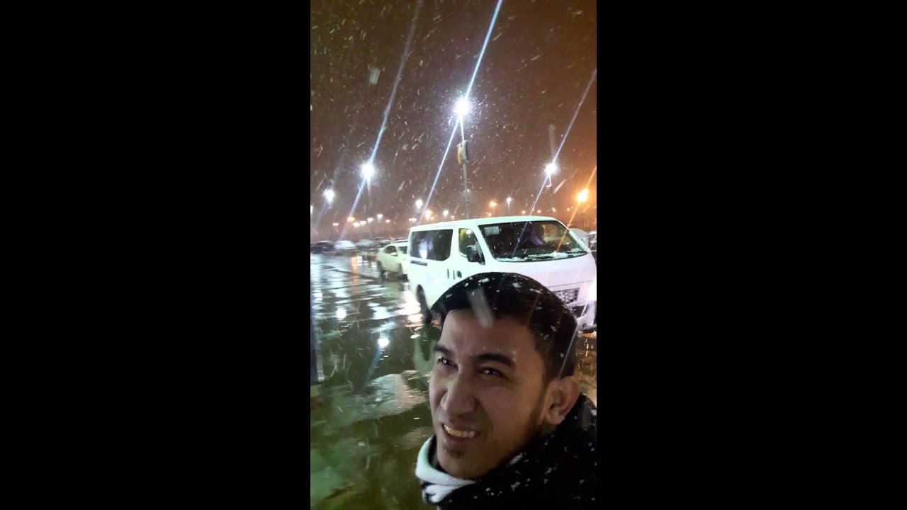 snow in arar ksa