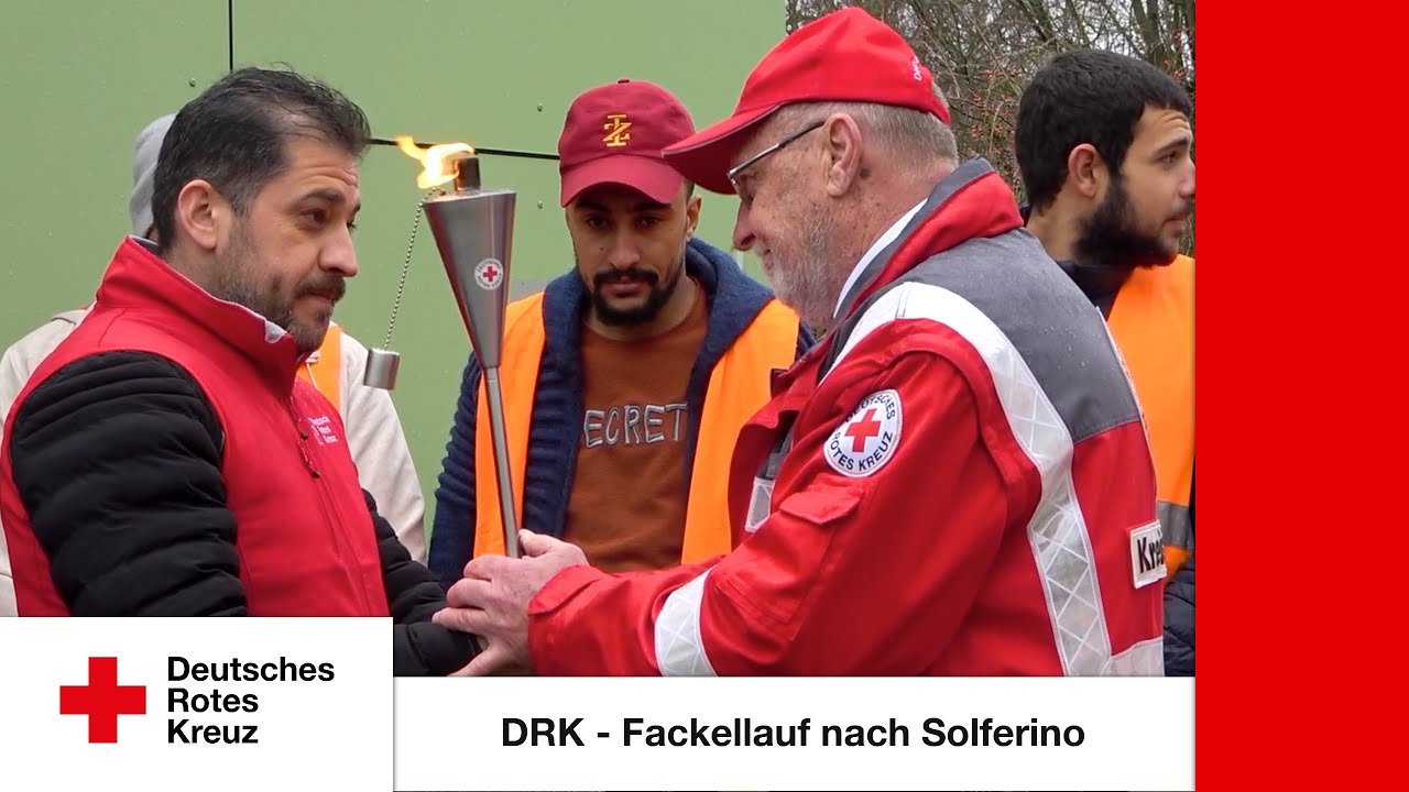 DRK - Fackellauf nach Solferino