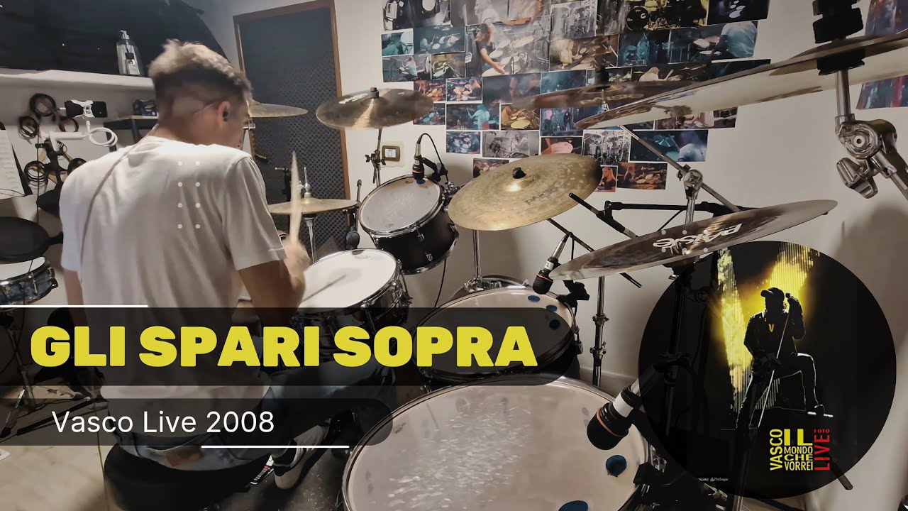 Vasco Rossi - "Gli Spari Sopra" - Live Bologna 2008 ●MATT LAUG (Drum Cover)