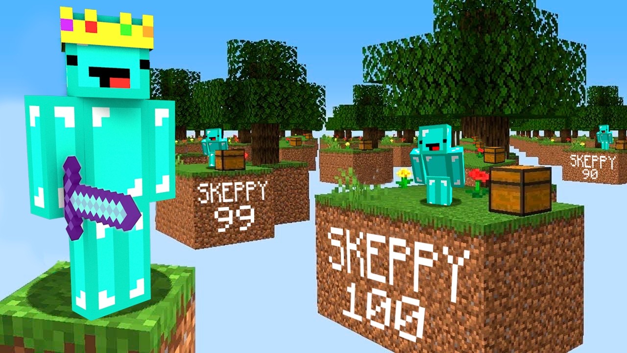 I Trapped 100 Skeppy's on 100 Chunks...