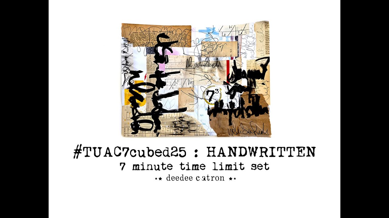 HANDWRITTEN : 7/29/2025 - Art in 7 Minutes! #tuac7cubed25